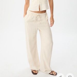 Stradivarius Linen Pants
